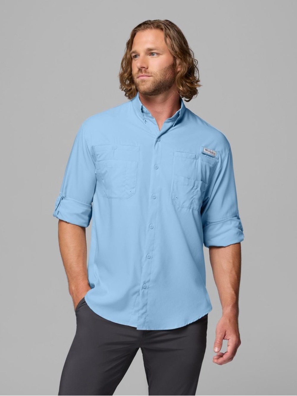 NWT Columbia Men's PFG Tamiami™ II Long Sleeve Shirt UPF 40 size L